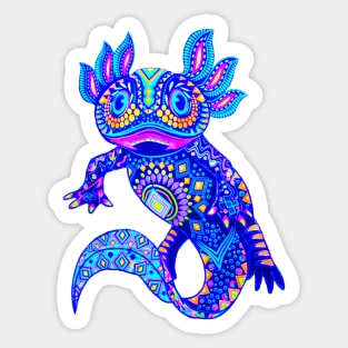 axolotl halloween costume Sticker